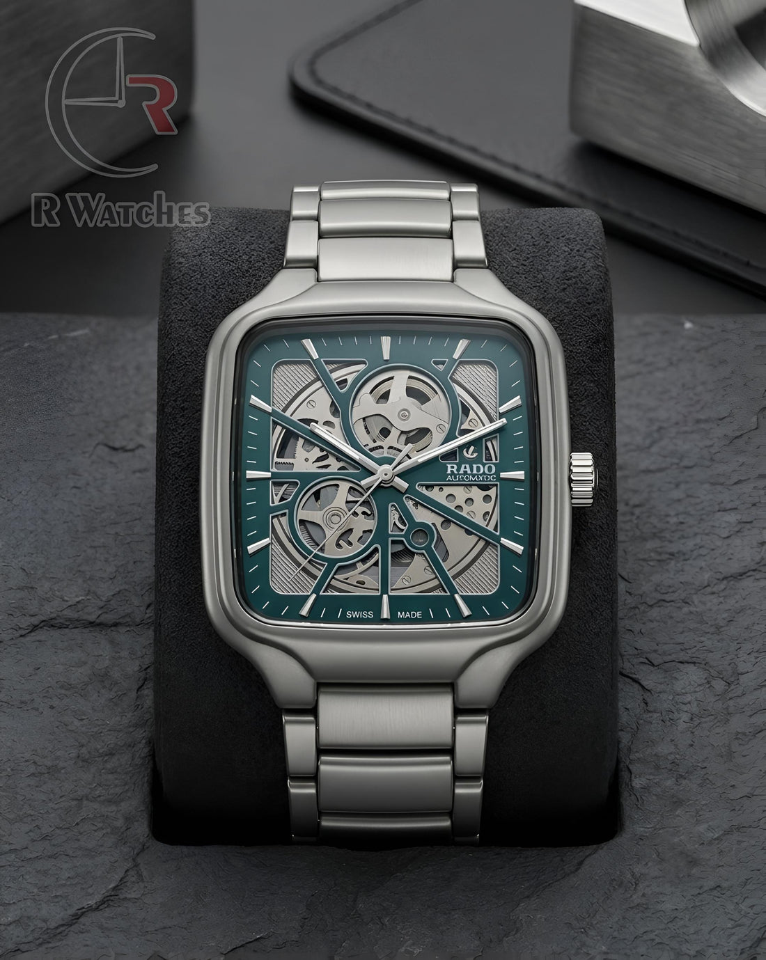 (SS) Rado Machinery Silver Green