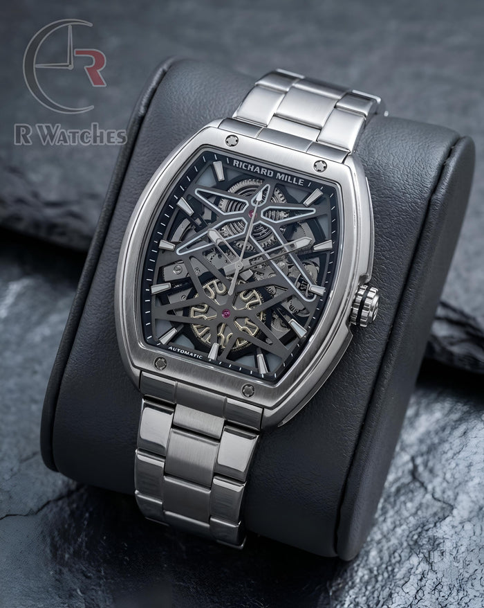 (OS) RM Automatic Black Silver