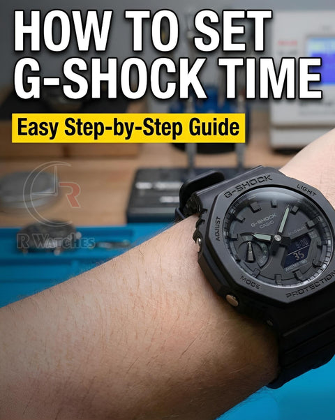 HOW TO SET G-SHOCK TIME