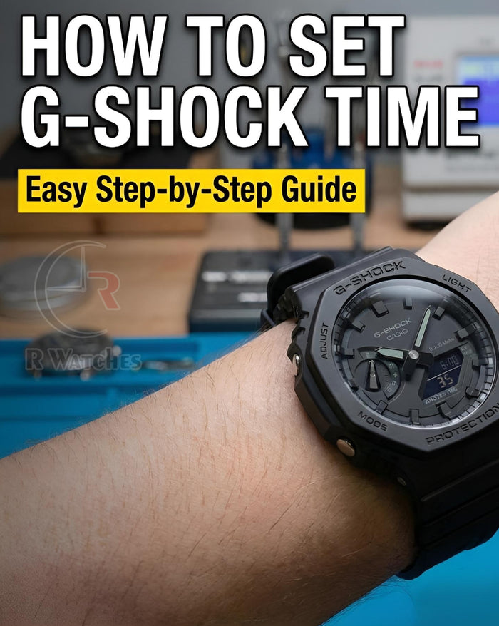 HOW TO SET G-SHOCK TIME
