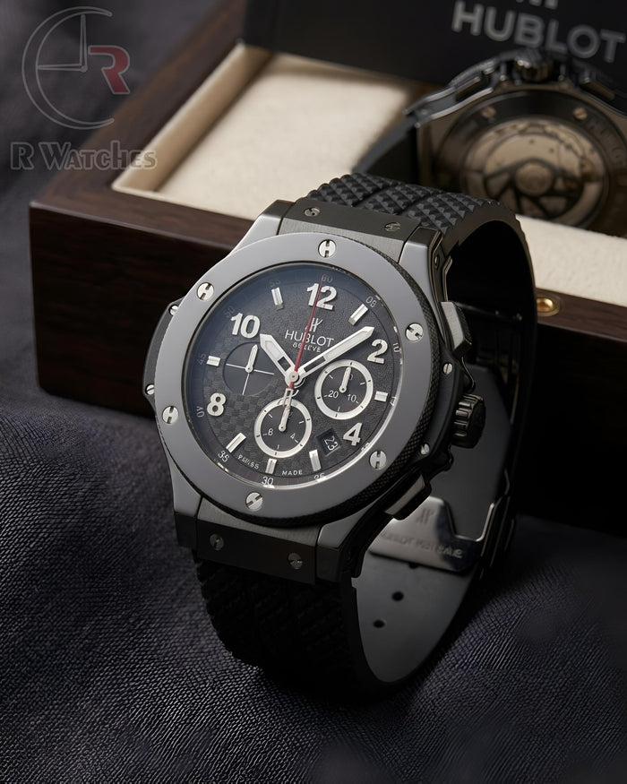(OS5) Hublot Silicon Black