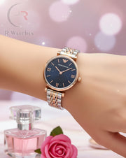 (SS)⭐ Armani Girls Dual Tone Black Dial