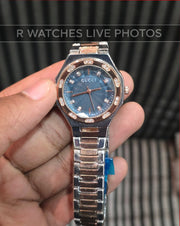 (OS)⭐ Gucci girls rose gold blue