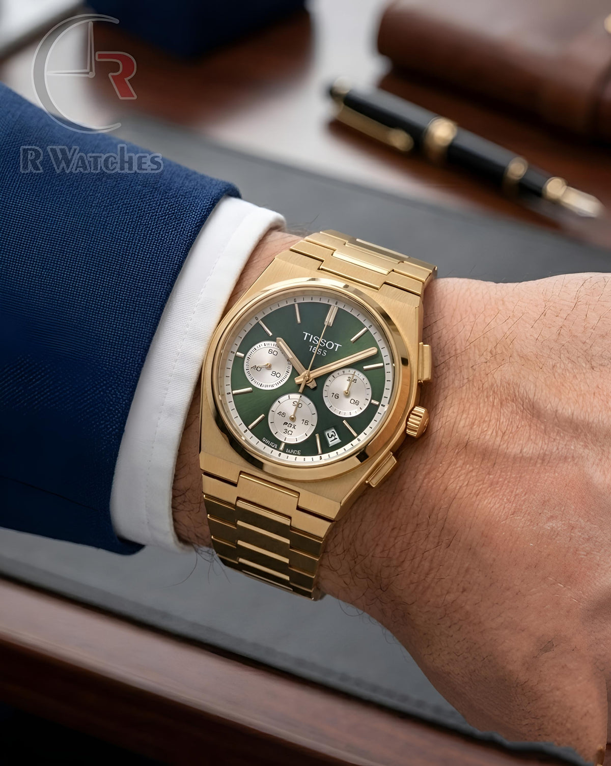 (OS) Tissot Gold Green