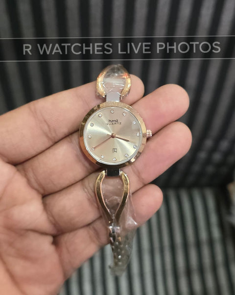 (OS)⭐ HMT Girls Full Gold Dial