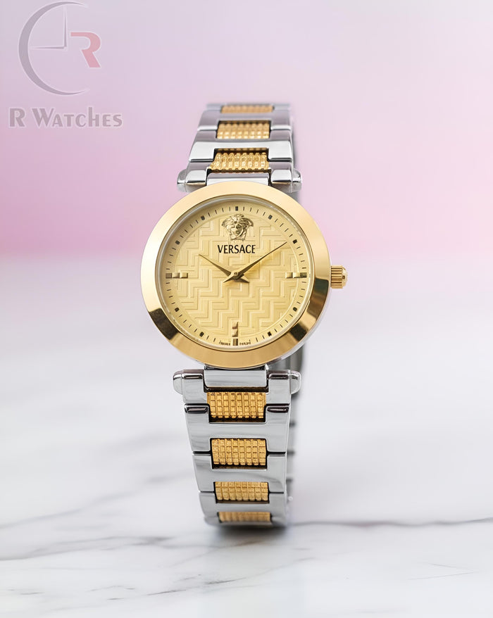 (SS) Versace girls dual tone Gold