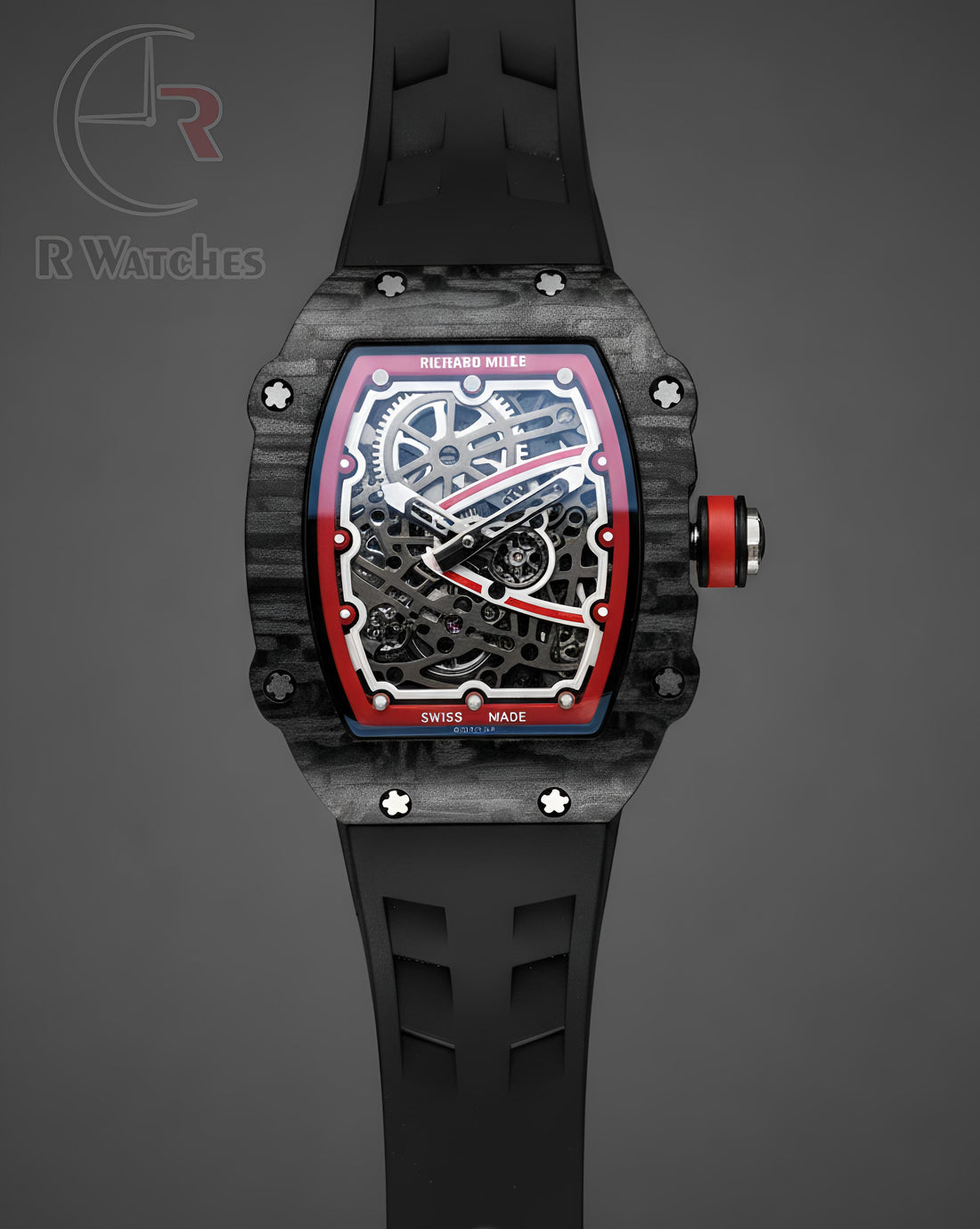 (OS2)⭐ RM Silicon Grey Red Silicon Black
