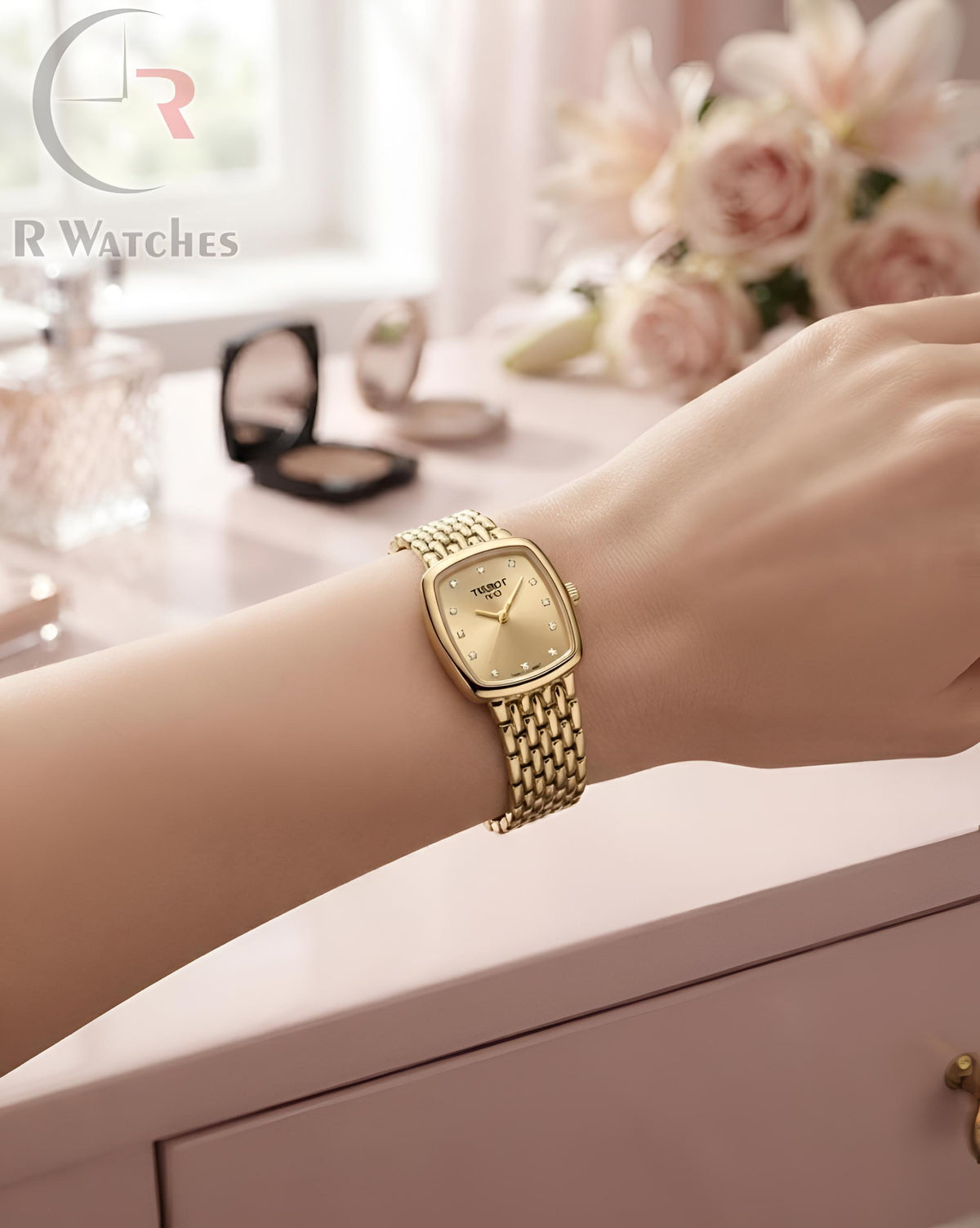 (SS) Tissot Girls Full Gold