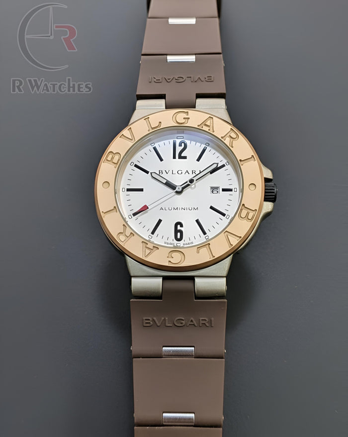 (OS) Bvlgari silicon silver white