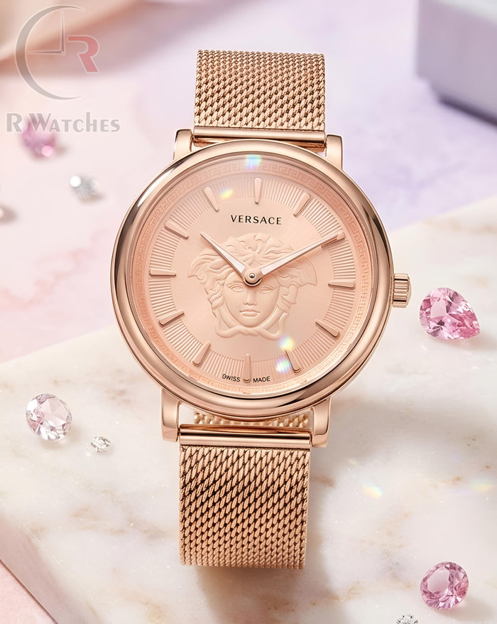 (OS) Versace Girls Rose Gold pink