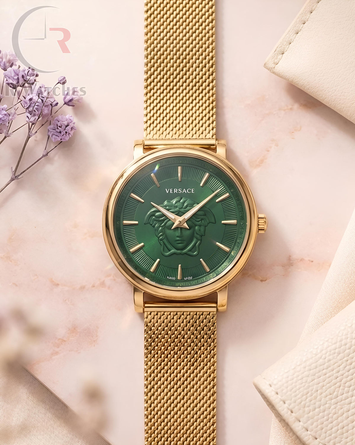 (OS)⭐ Versace Girls golden green