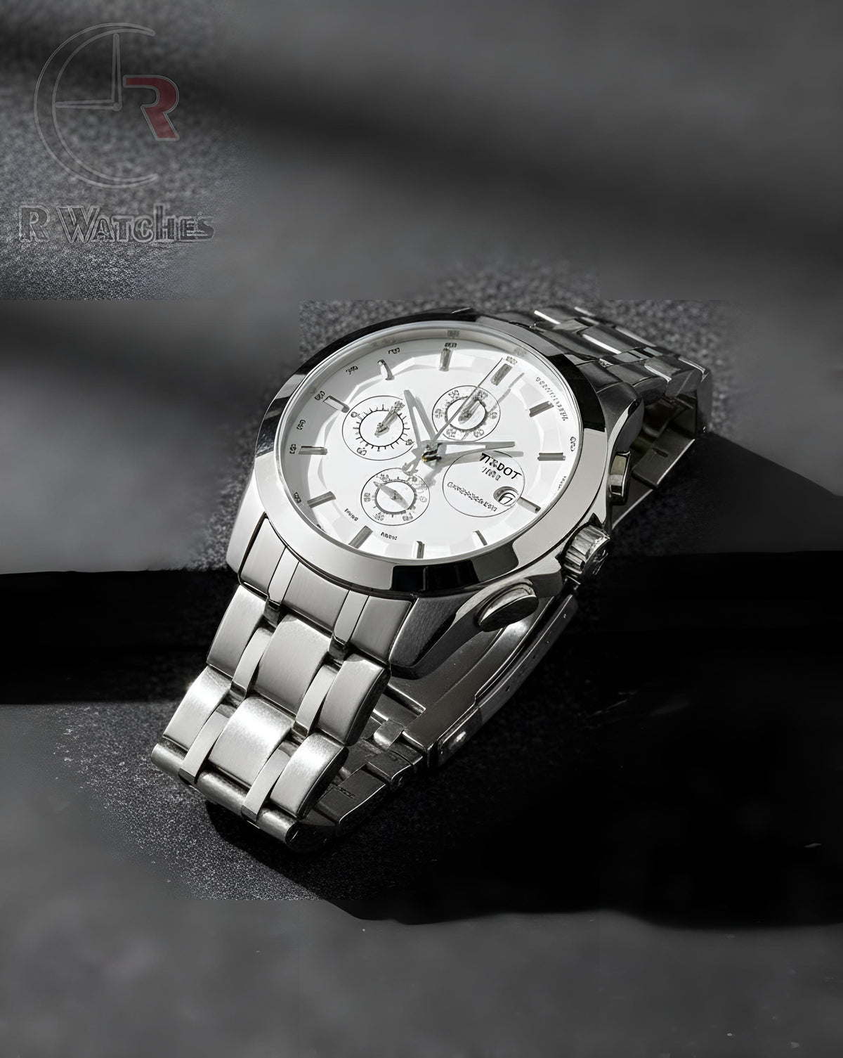 (OS2)⭐ Havey Tissot Silver White Dial