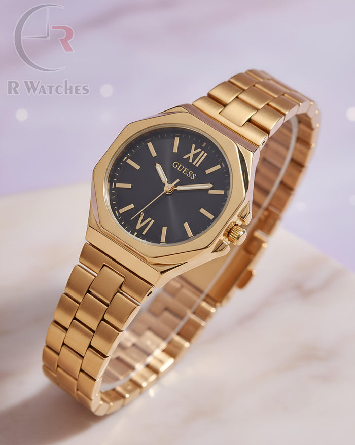 (OS) Guess girls rose gold black