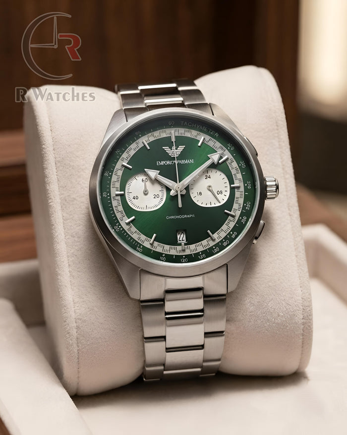 (OS) Armani Green Silver