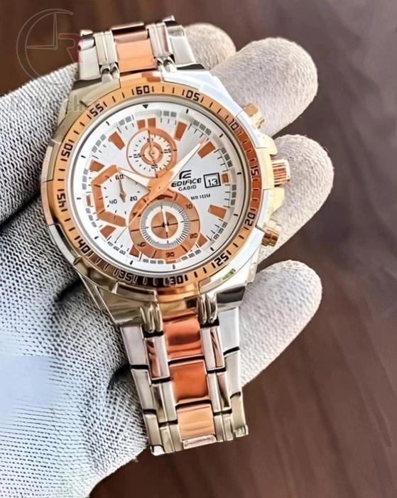(OS40) Casio Edifice rose gold