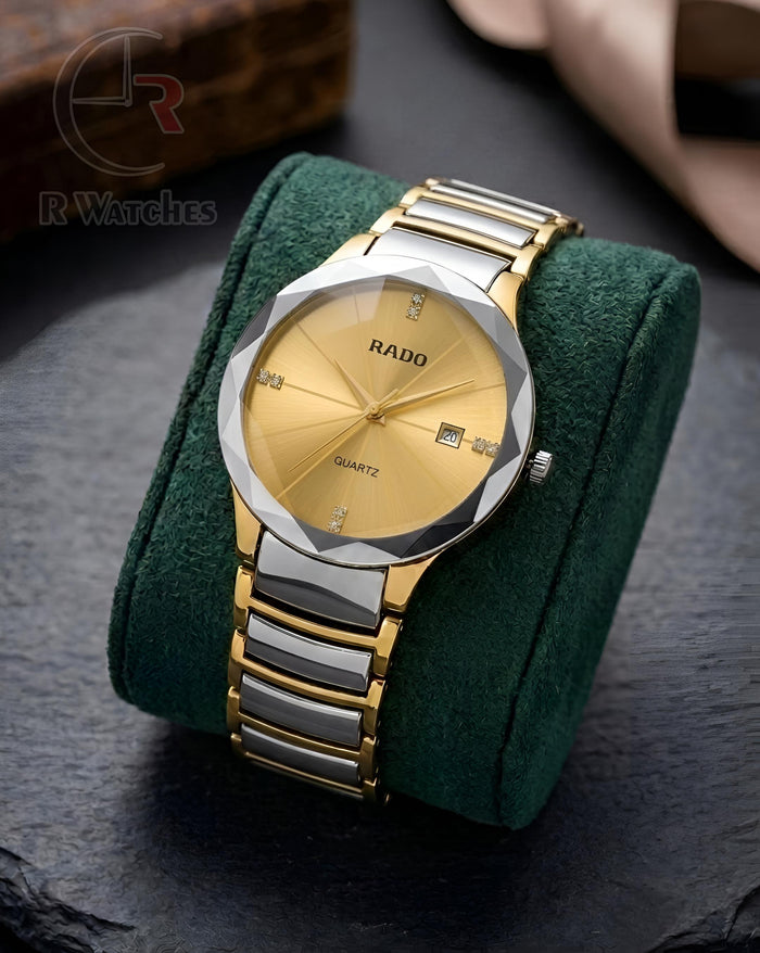 (OS) Rado Diamond Cutt Dual Tone Gold