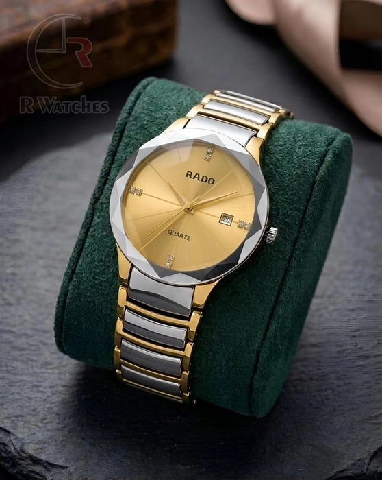(OS) Rado Diamond Cutt Dual Tone Gold