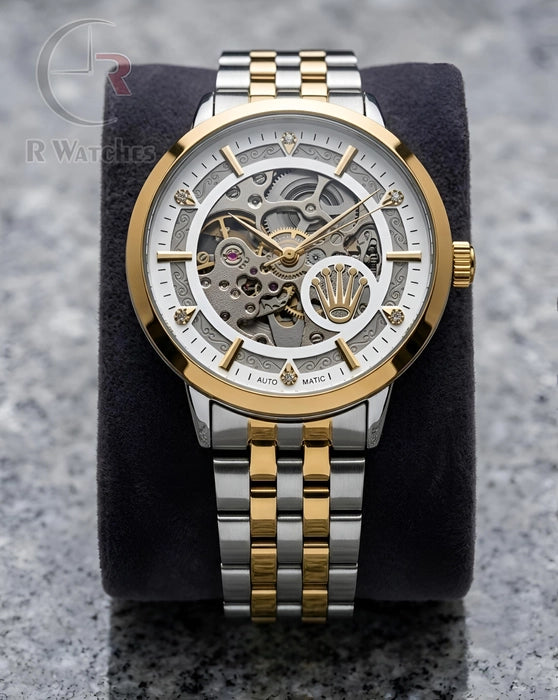 (OS) Rolex Automatic Dual Tone White