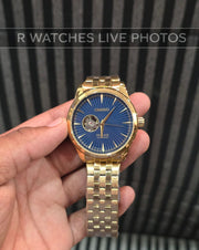 (OS)⭐ Seiko Automatic Gold Nevy Blue