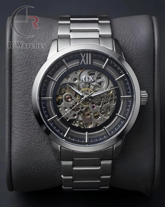 (OS) AX Automatic Black Silver