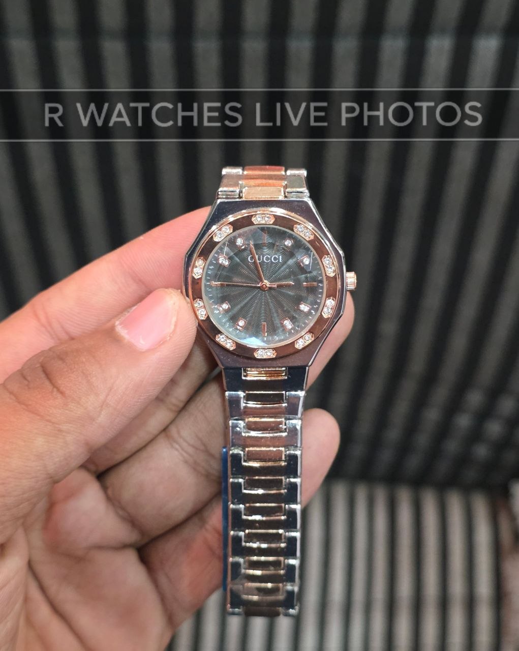 (OS)⭐ Gucci girls dual tone black