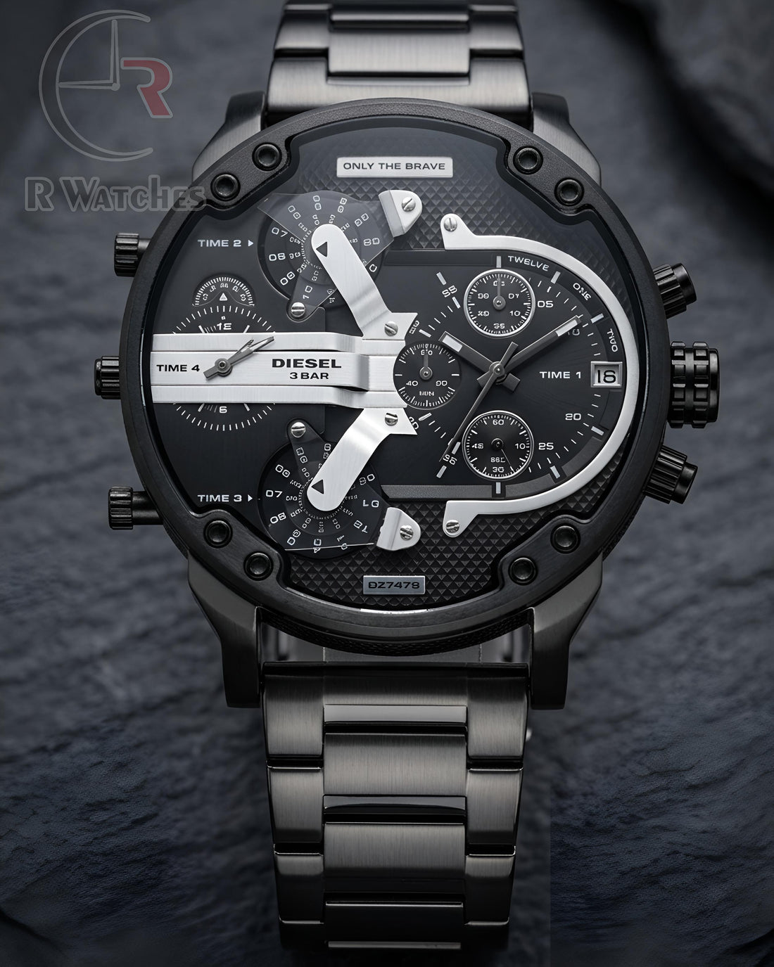 (OS)⭐ Bigg daddy full black silver
