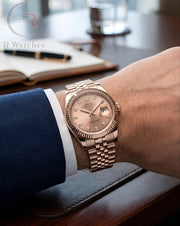 (OS)⭐ Rolex Oyster rose gold pink