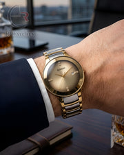 (OS2) Rado dual tone golden grey