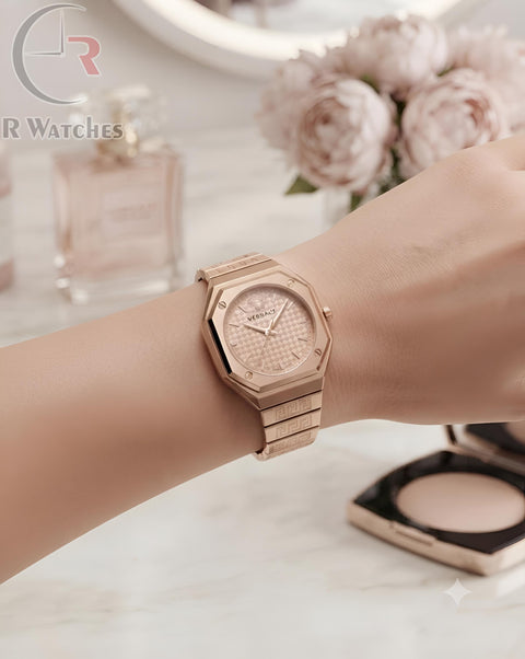 (OS) Versace Girls Full Rose Gold