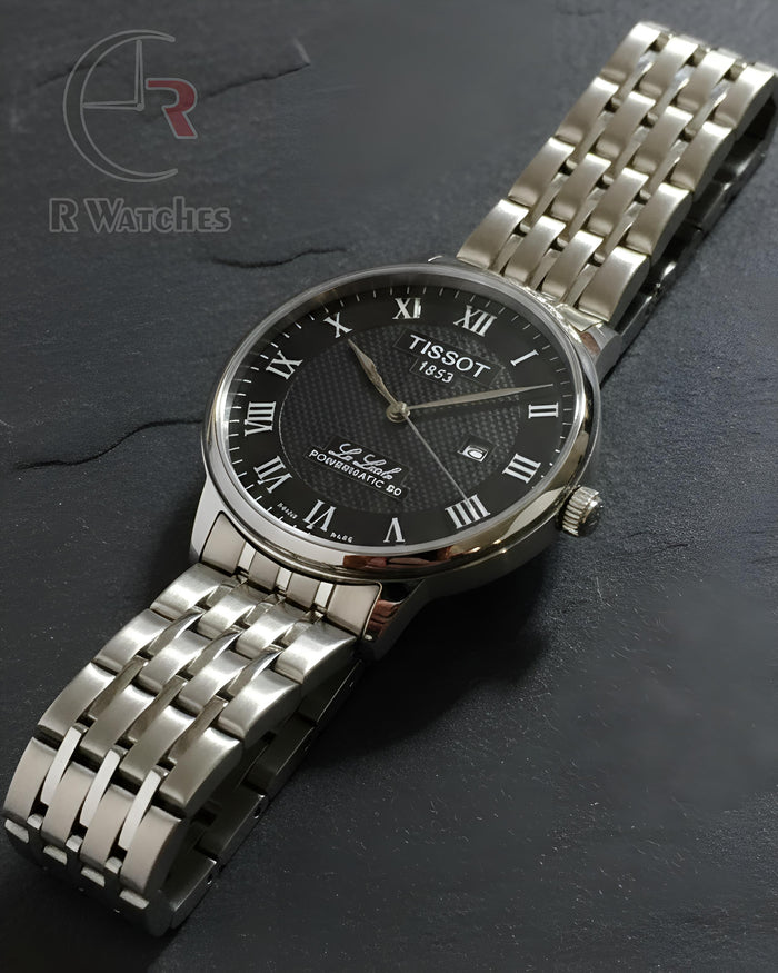 (OS)⭐ Tissot Silver Black Roman Dial