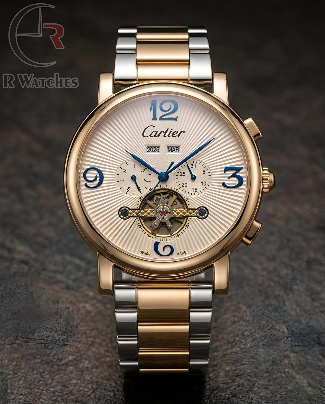 (OS) Cartier Automatic Dual Tone White