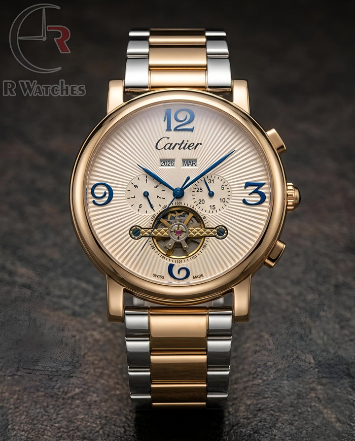 (OS) Cartier Automatic Dual Tone White