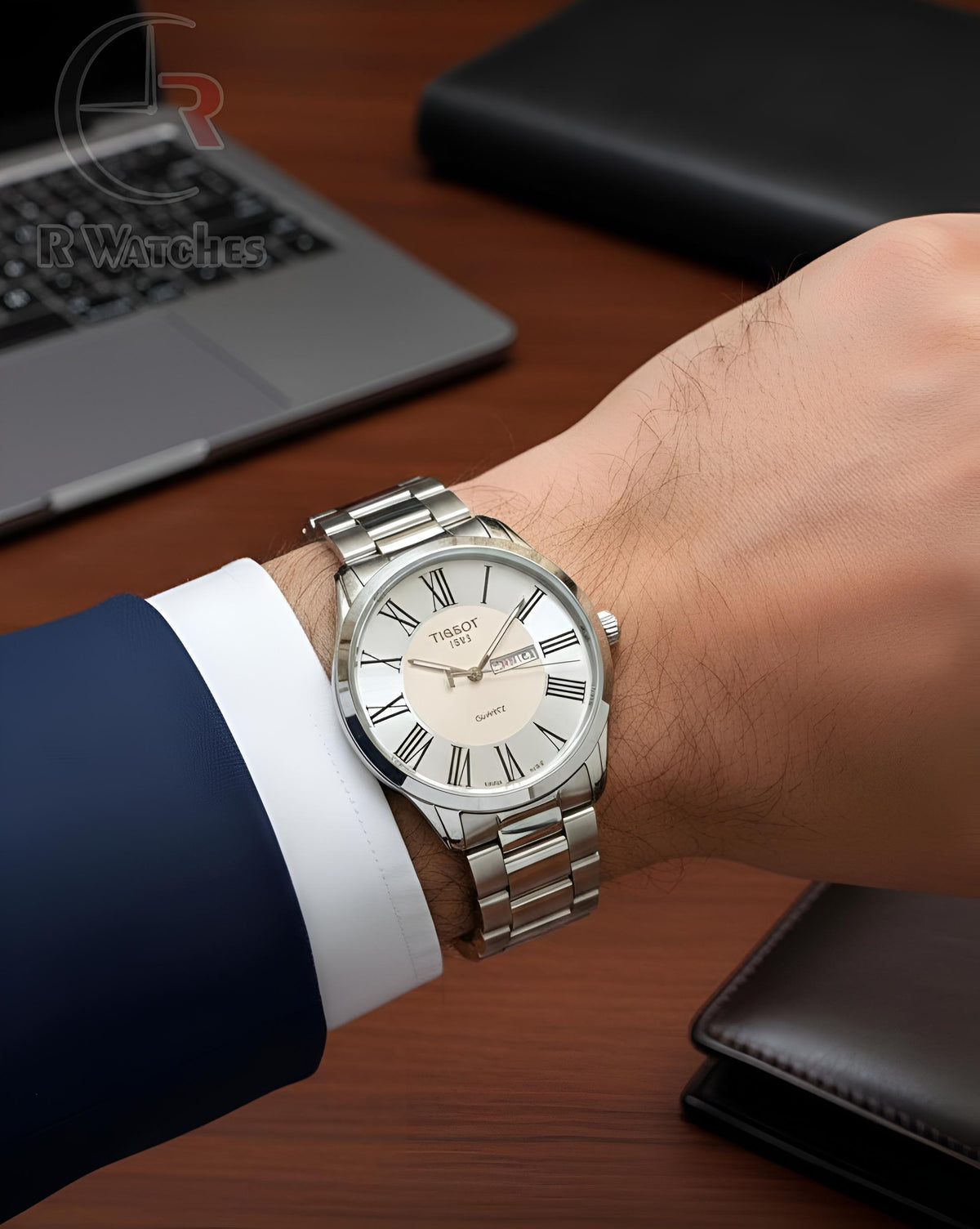 (SS) Tissot new silver white