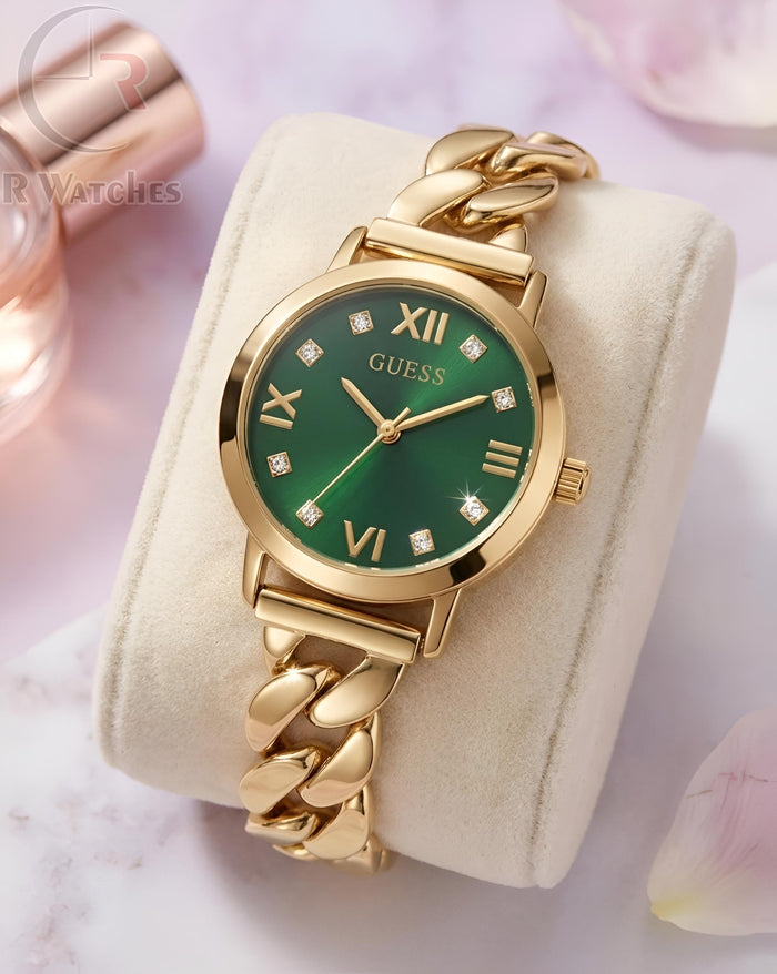 (OS) Guess Girls Gold Green