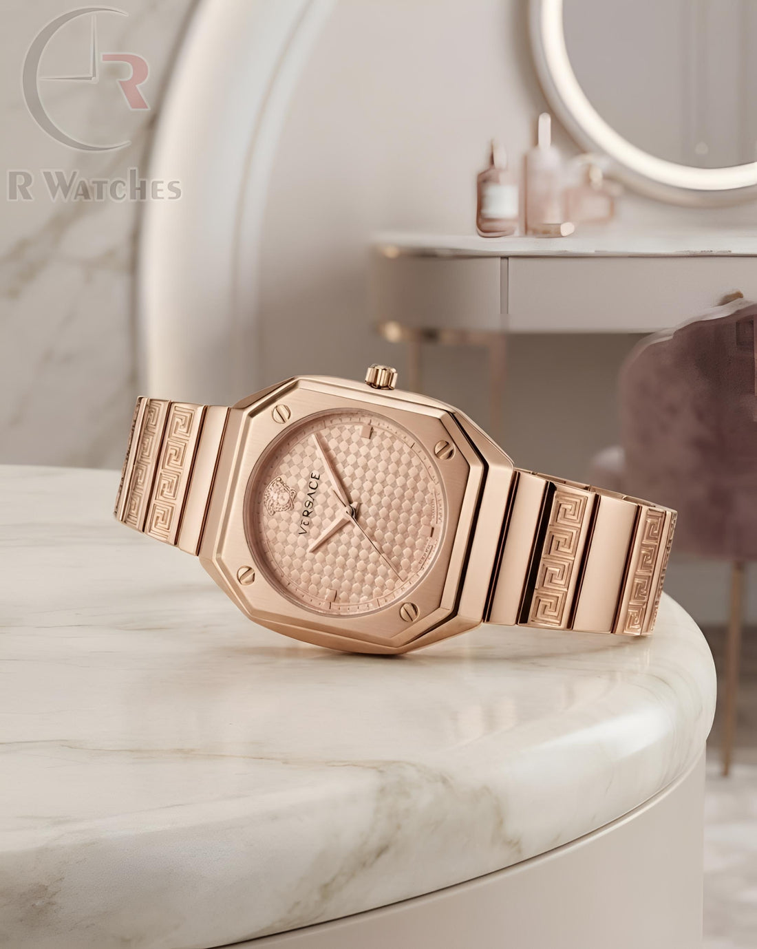 (OS) Versace Girls Full Rose Gold
