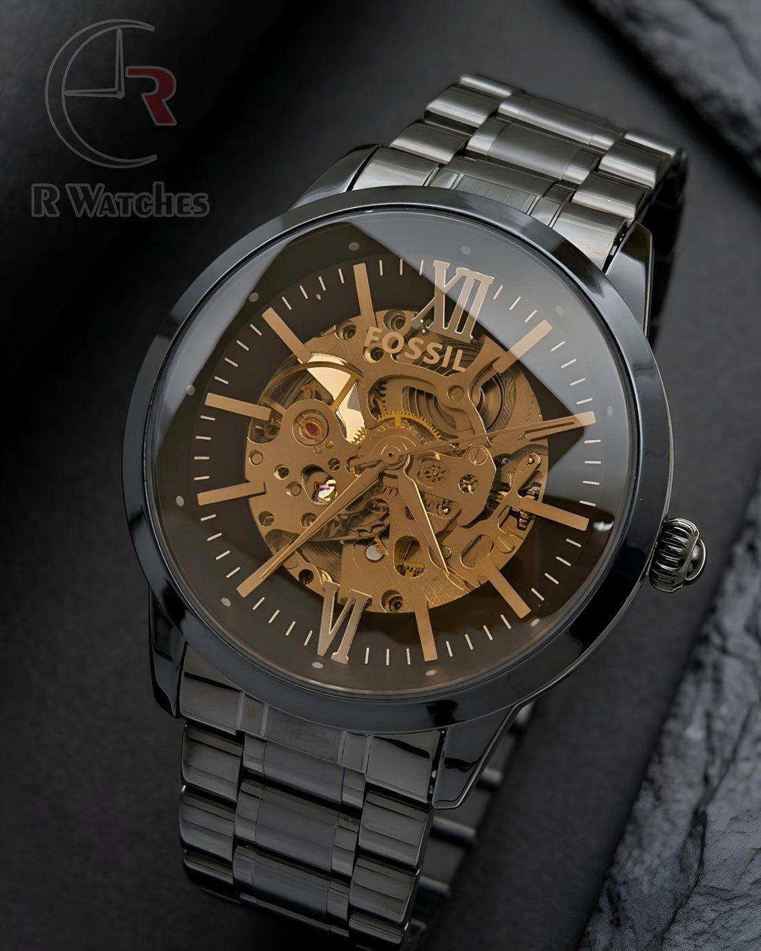 (OS3) Fossil Automatic Full Black