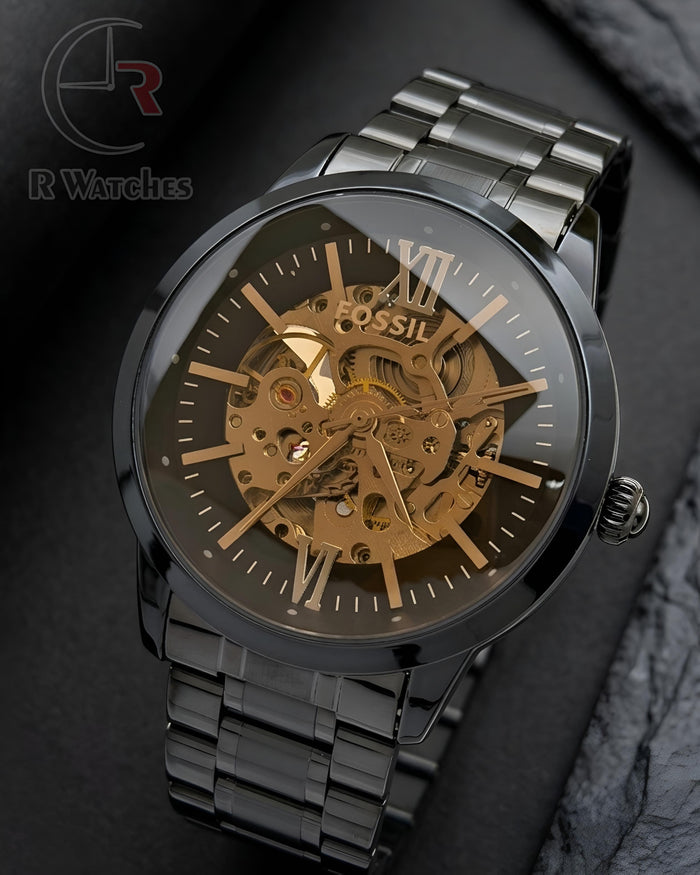 (OS3) Fossil Automatic Full Black