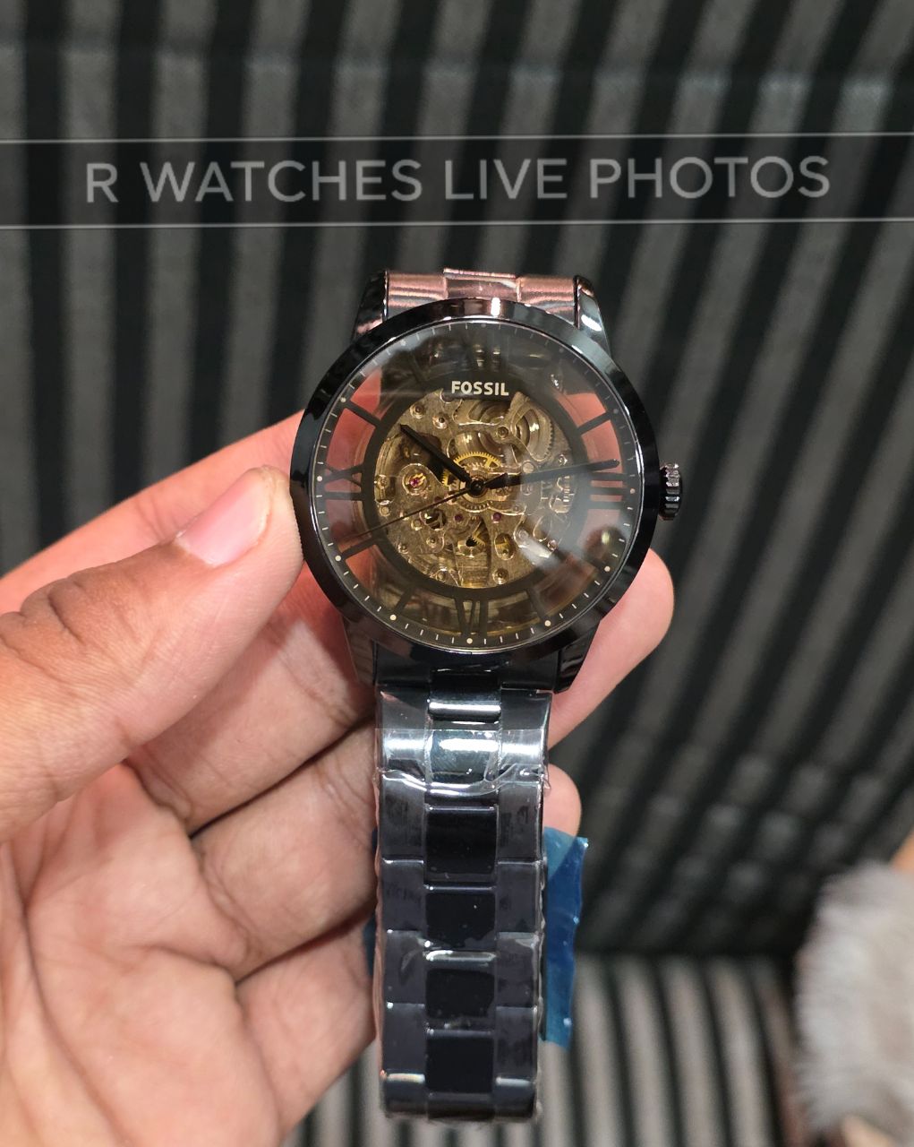 (OS6)⭐ Fossil Automatic Trp Full black