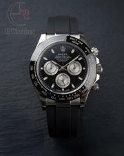 (OS2) Rolex Silicon Silver Black Dial