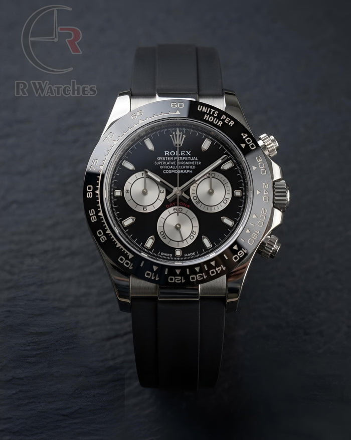 (OS2) Rolex Silicon Silver Black Dial