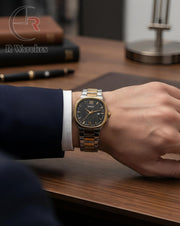 (OS2) Rado Square Dual Tone Black