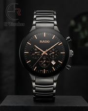 (OS2) Rado Full Black Rose Gold Dial