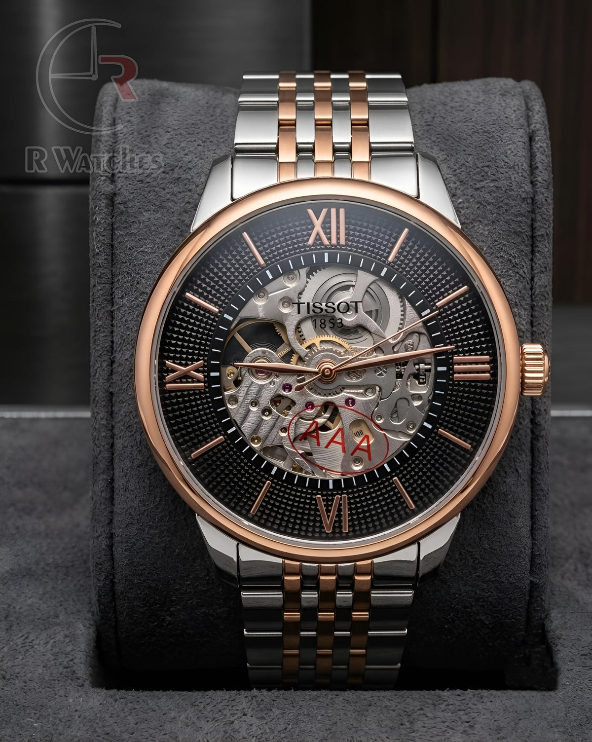 (OS) Tissot Automatic Rose Gold Black
