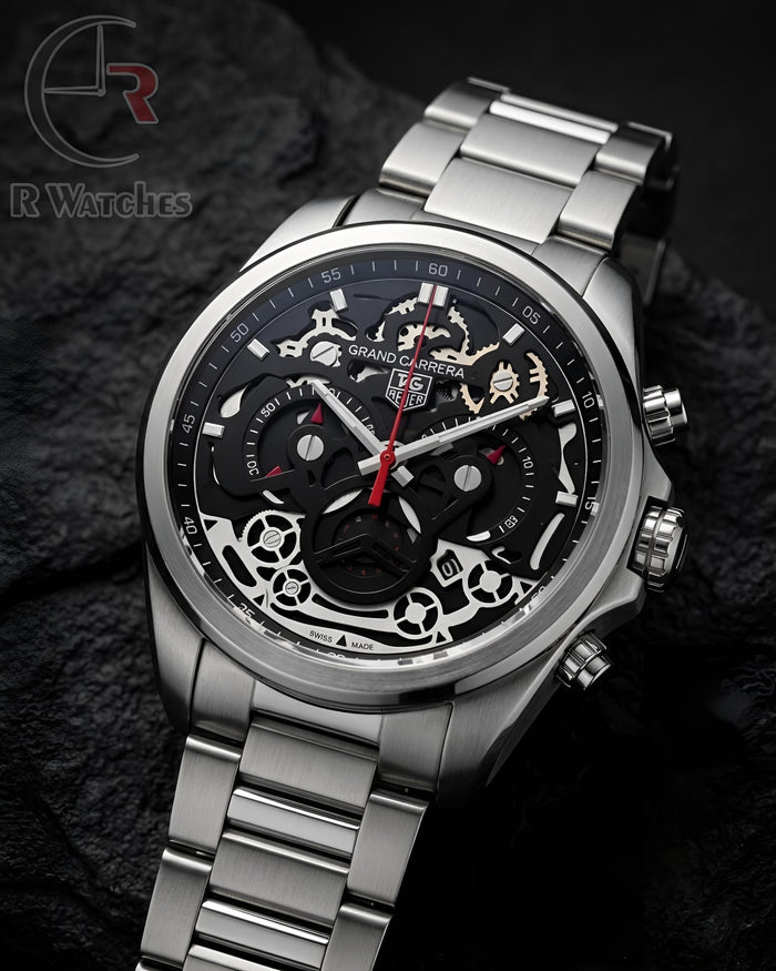 (OS)⭐ Tag CR7 machinery silver black