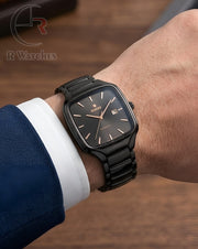 (OS)⭐ Rado Black Rose Gold Dial