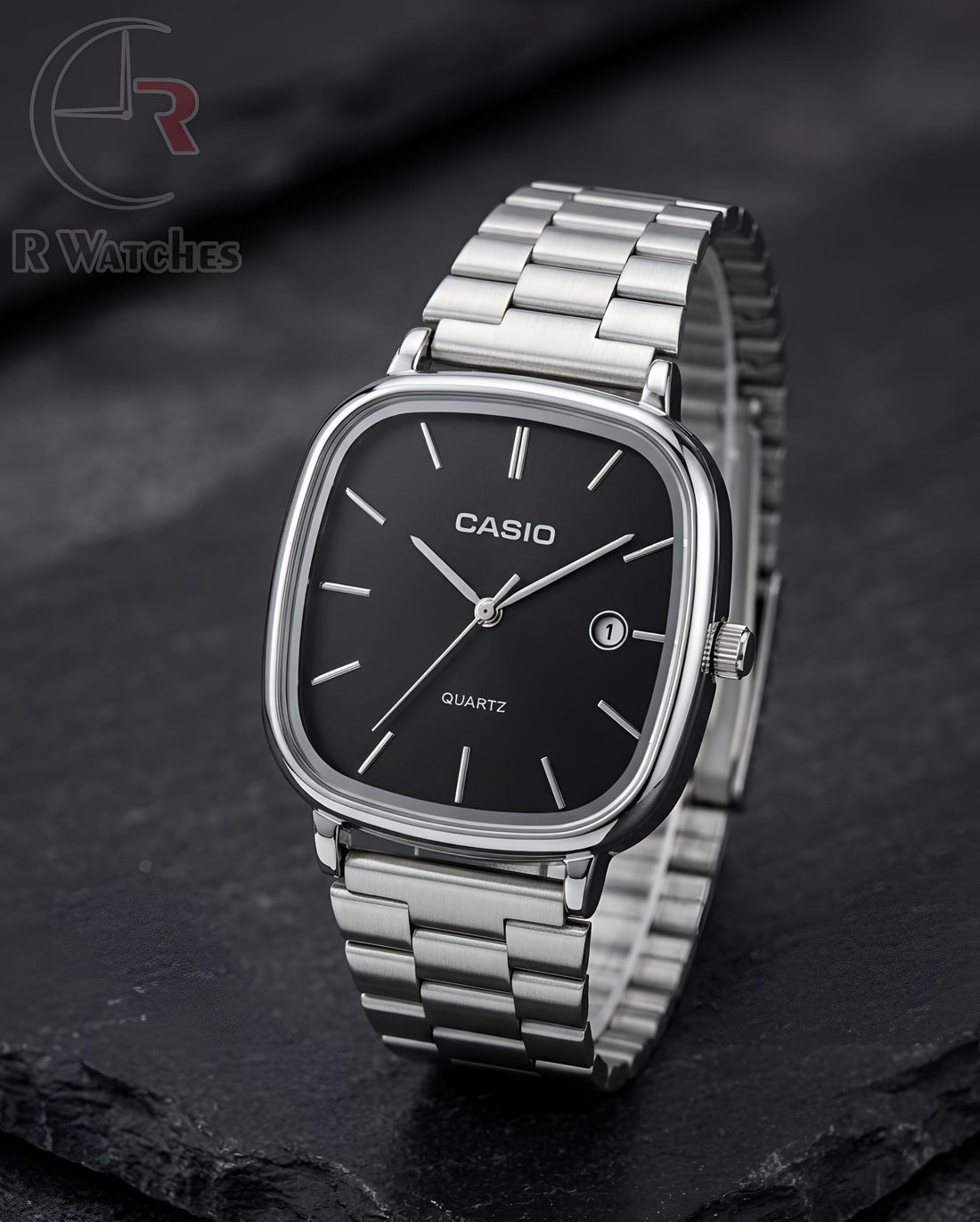 (OS5)⭐ Casio Old Money silver black