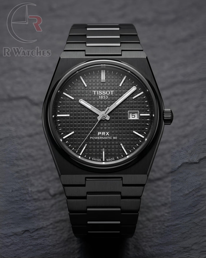 (OS4)⭐ Tissot prx powermatic full black