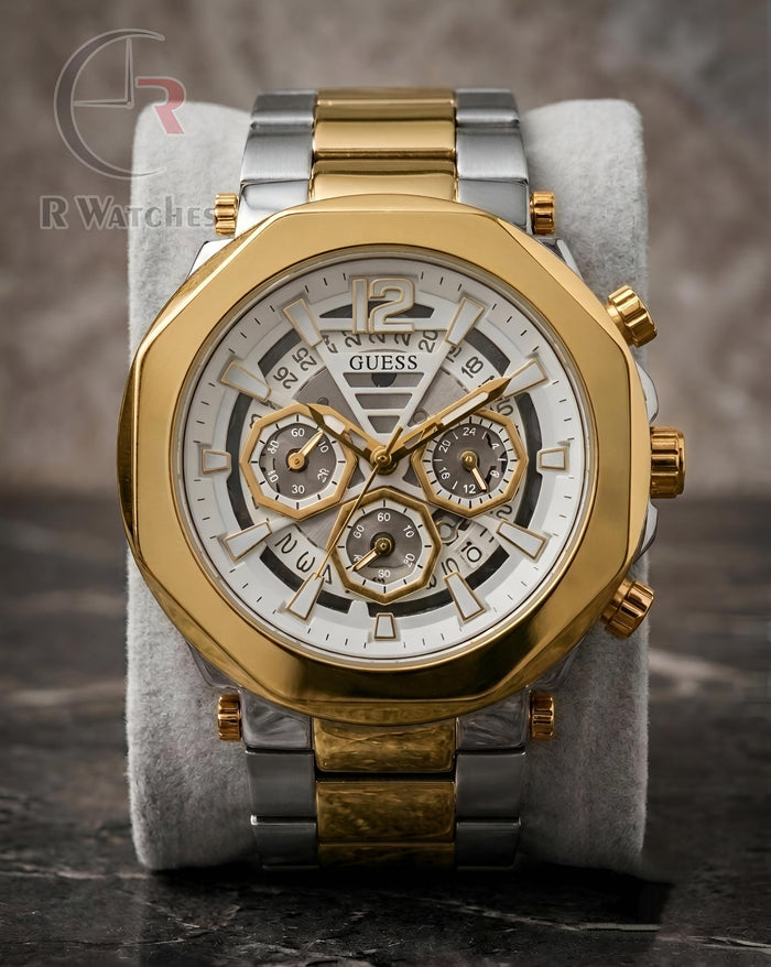 (OS) Guess Dual Tone White