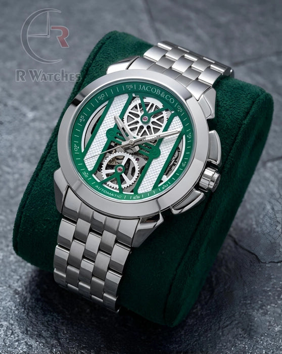 (OS) Jacob & Co Automatic Green Silver