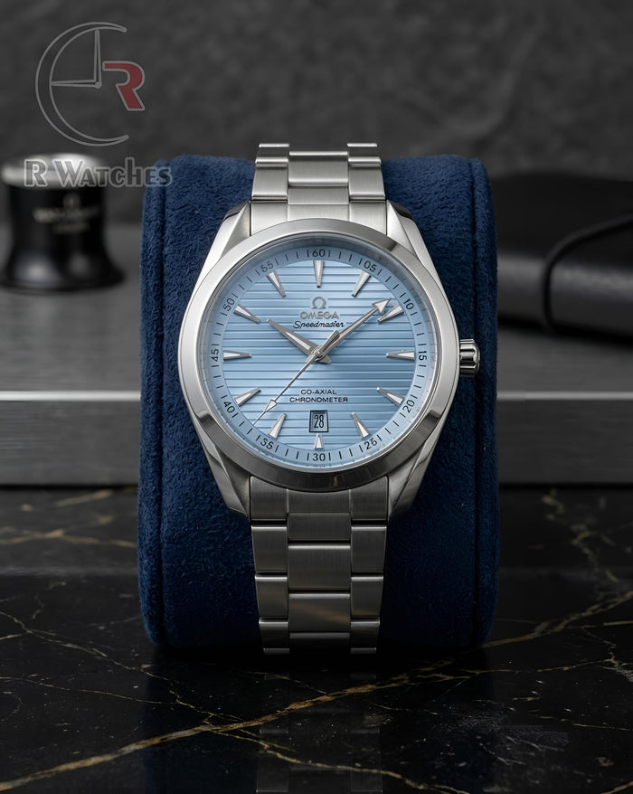 (OS) Omega Silver Dark Tiffany Blue